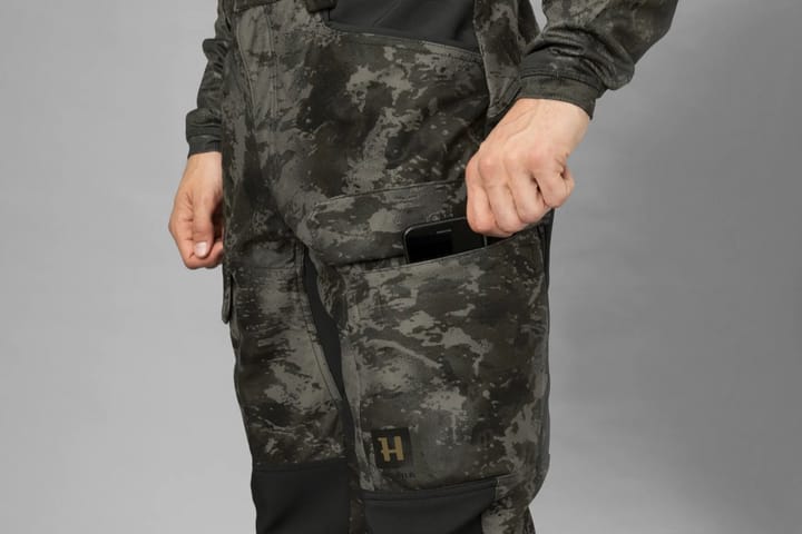Härkila Men's Noctyx Camo Silent Trousers Axis Msp Black/Black Härkila