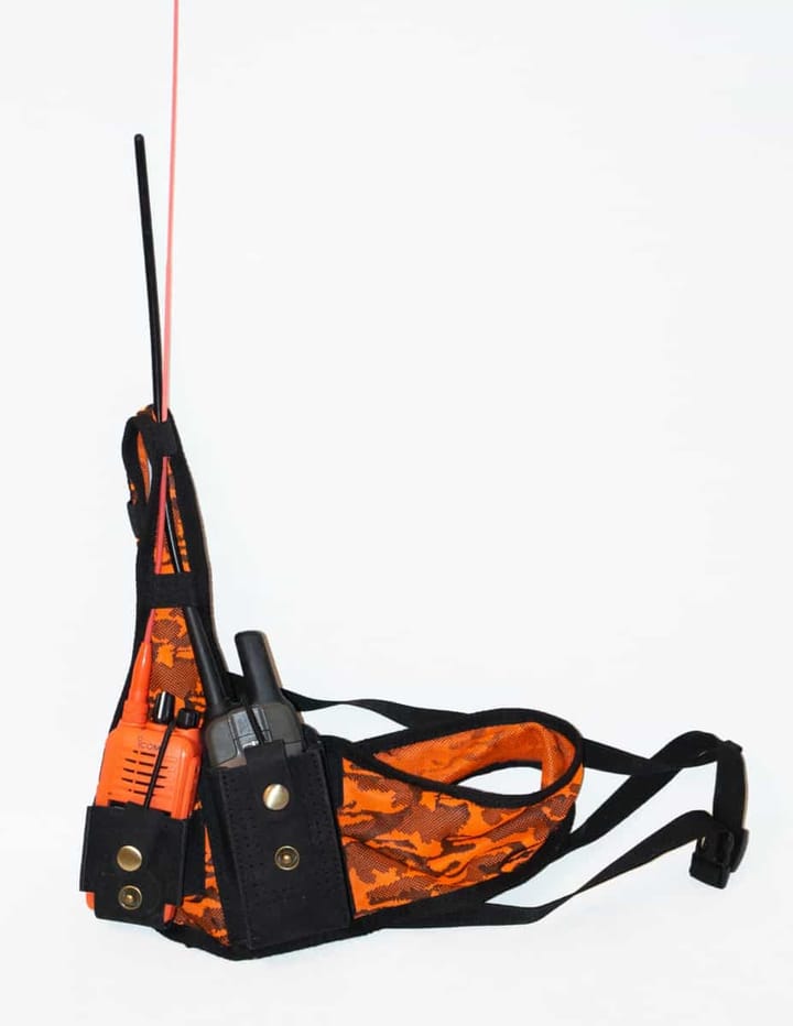 Mjølner Sele I Mesh Til Radio Og Peil Orange Camo 20x20 cm Mjølner Hunting
