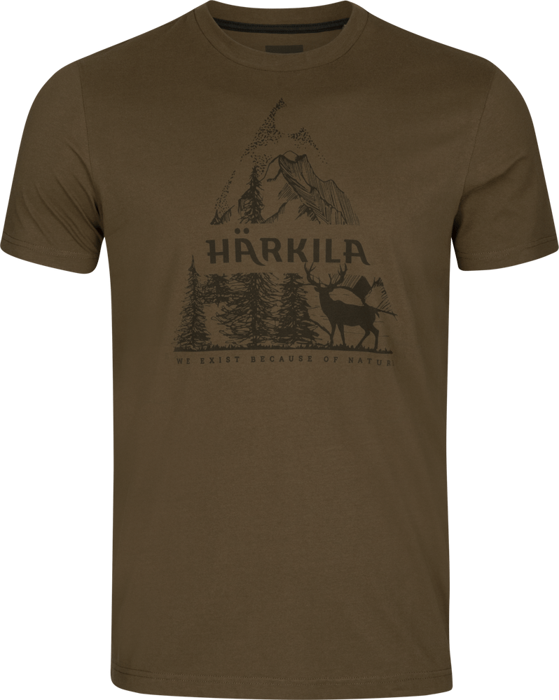 Härkila Men's Härkila Nature Shortsleeve T-Shirt Willow Green