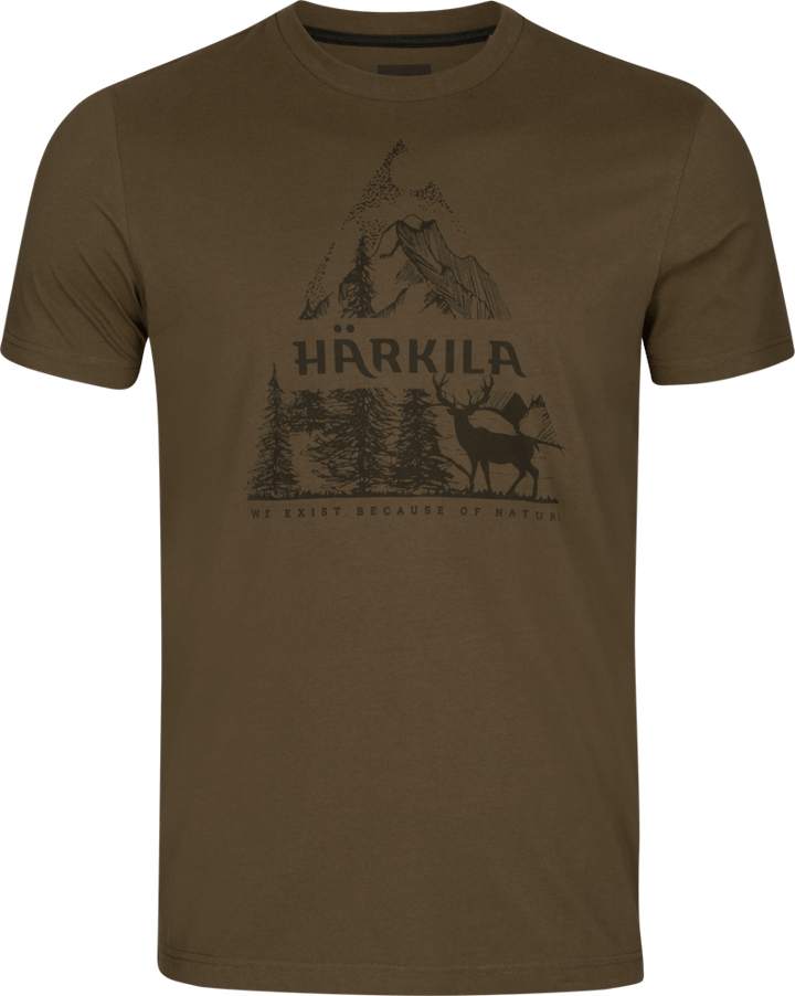 Härkila Men's Härkila Nature Shortsleeve T-Shirt Willow Green Härkila
