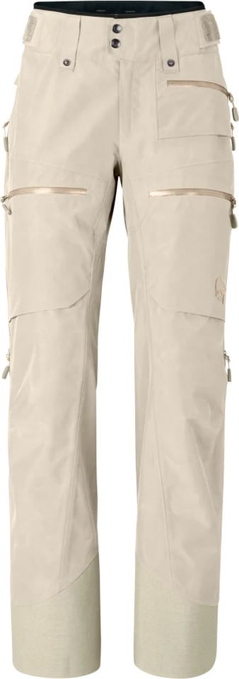 Norrøna Women's Lofoten GORE-TEX Insulated Pants  Oatmeal Norrøna
