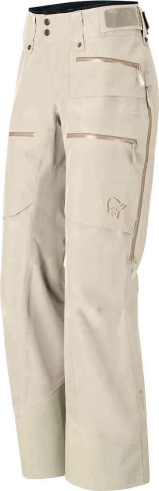 Norrøna Women's Lofoten GORE-TEX Insulated Pants  Oatmeal Norrøna