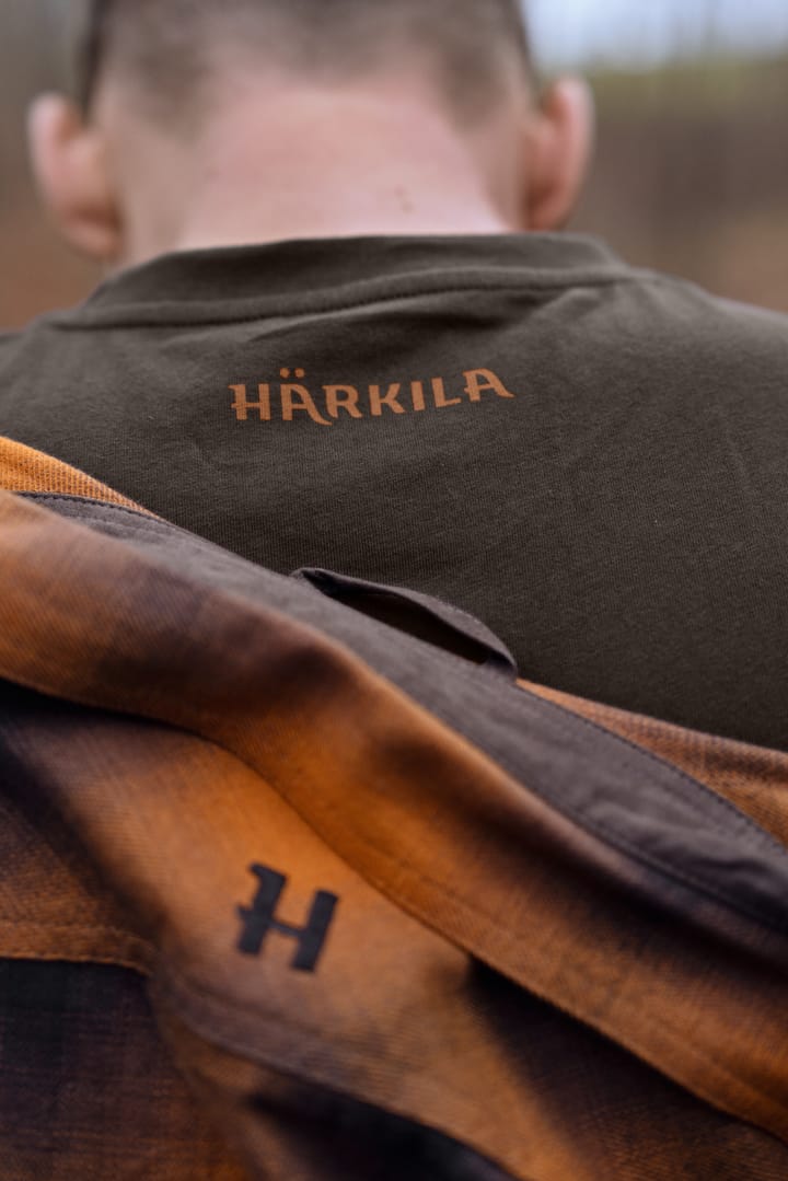 Härkila Men's Scandinavian SS T-Shirt Shadow Brown Härkila