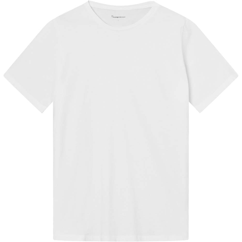 Knowledge Cotton Apparel Agnar Basic T-Shirt Bright White