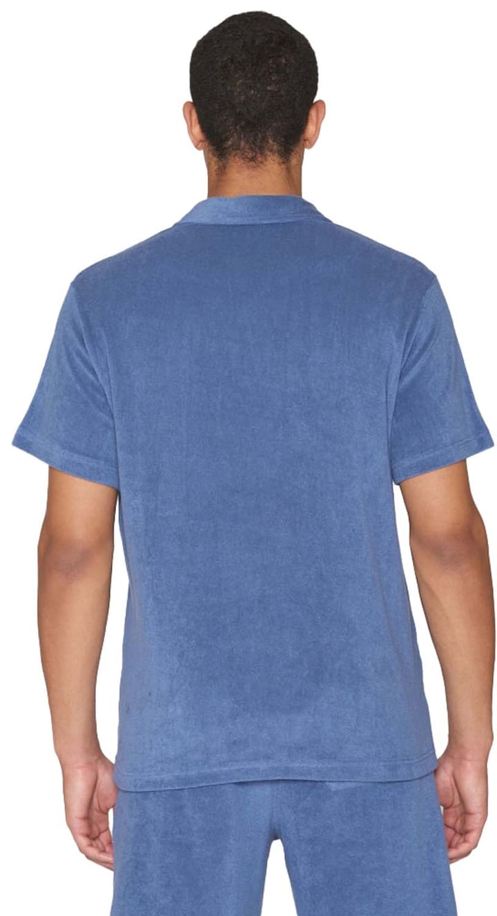 Knowledge Cotton Apparel Men's Loose Terry Polo Moonlight Blue Knowledge Cotton Apparel Knowledge Cotton Apparel Men's Loose Terry Polo Moonlight Blue Knowledge Cotton Apparel