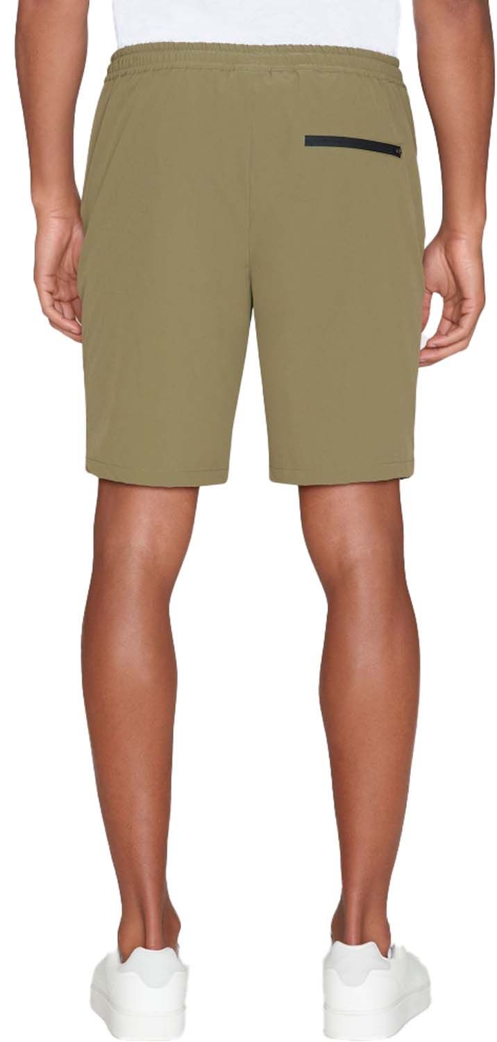 Knowledge Cotton Apparel Fig Loose Elastic Waist String Shorts Burned Olive Knowledge Cotton Apparel