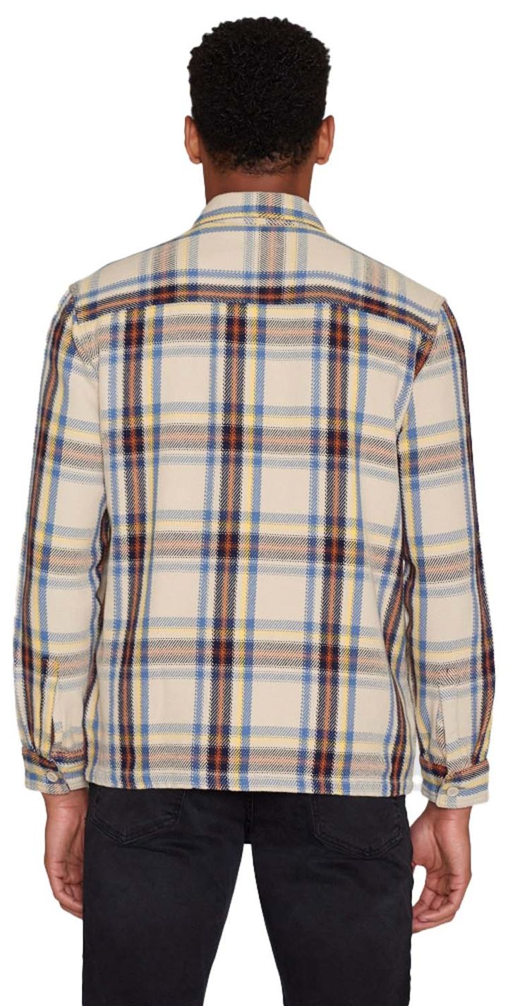 Knowledge Cotton Apparel Checked Overshirt Brown Check Knowledge Cotton Apparel