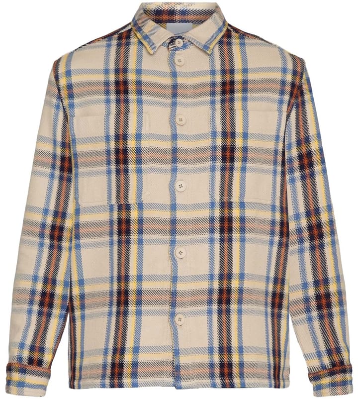 Knowledge Cotton Apparel Checked Overshirt Brown Check Knowledge Cotton Apparel