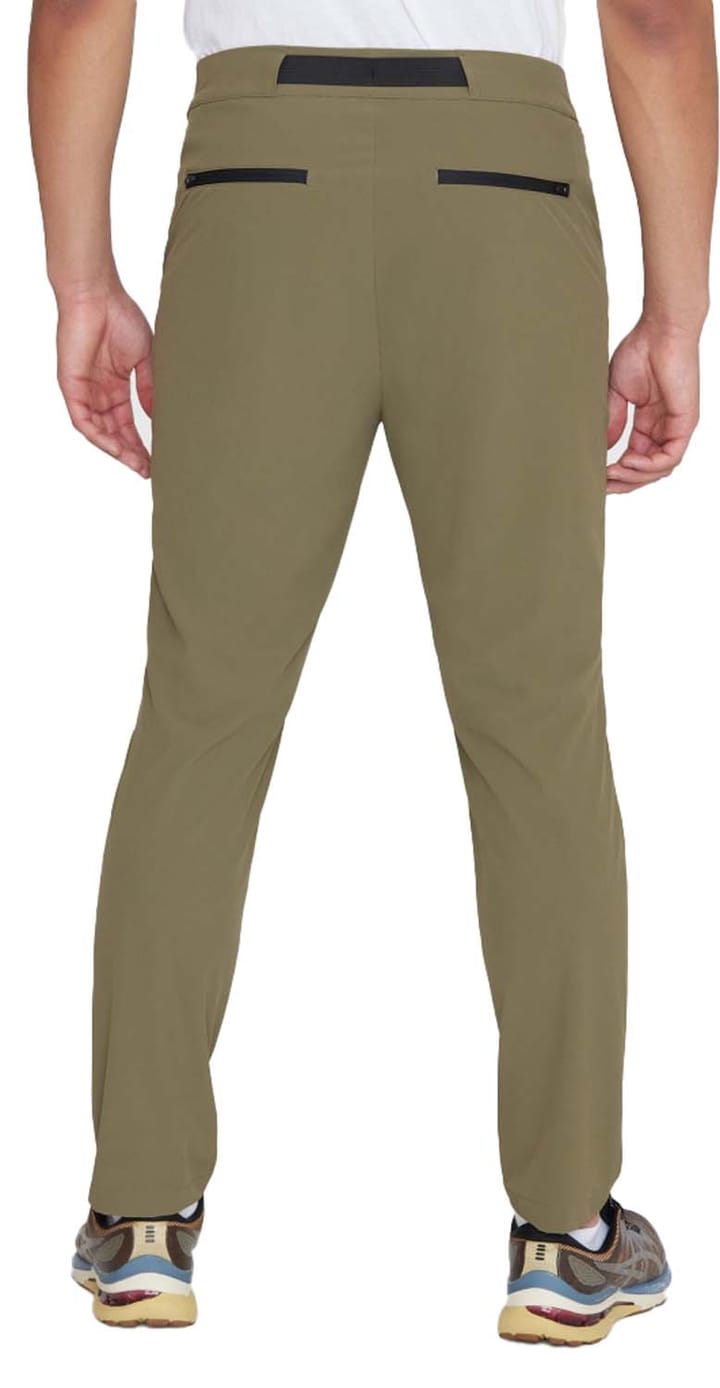 Knowledge Cotton Apparel Tim Tapered Elastic Waist String Pants Burned Olive Knowledge Cotton Apparel