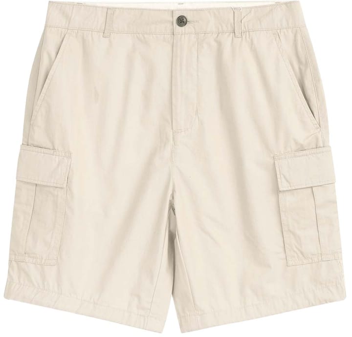Knowledge Cotton Apparel Fig Loose Cargo Poplin Shorts Light Feather Gray Knowledge Cotton Apparel