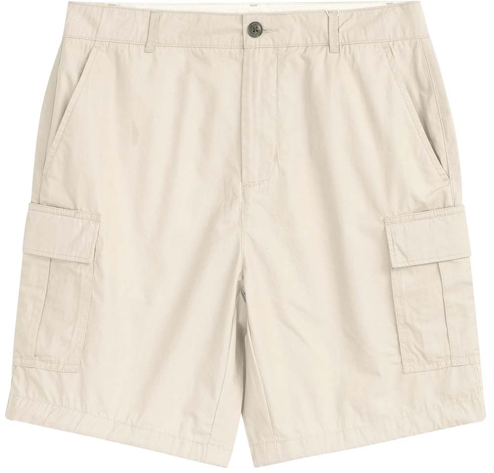 Men's Fig Loose Cargo Poplin Shorts