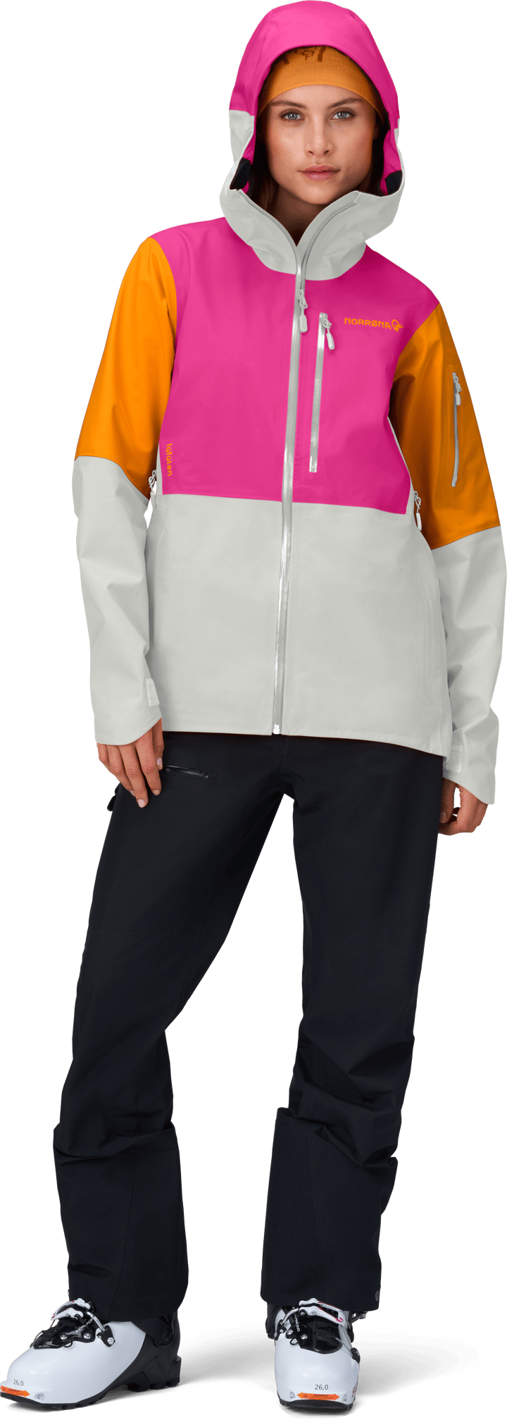 Norrøna Women's Lofoten GORE-TEX Jacket Festival Fuchsia/Oatmeal Norrøna Norrøna Women's Lofoten GORE-TEX Jacket Festival Fuchsia/Oatmeal Norrøna