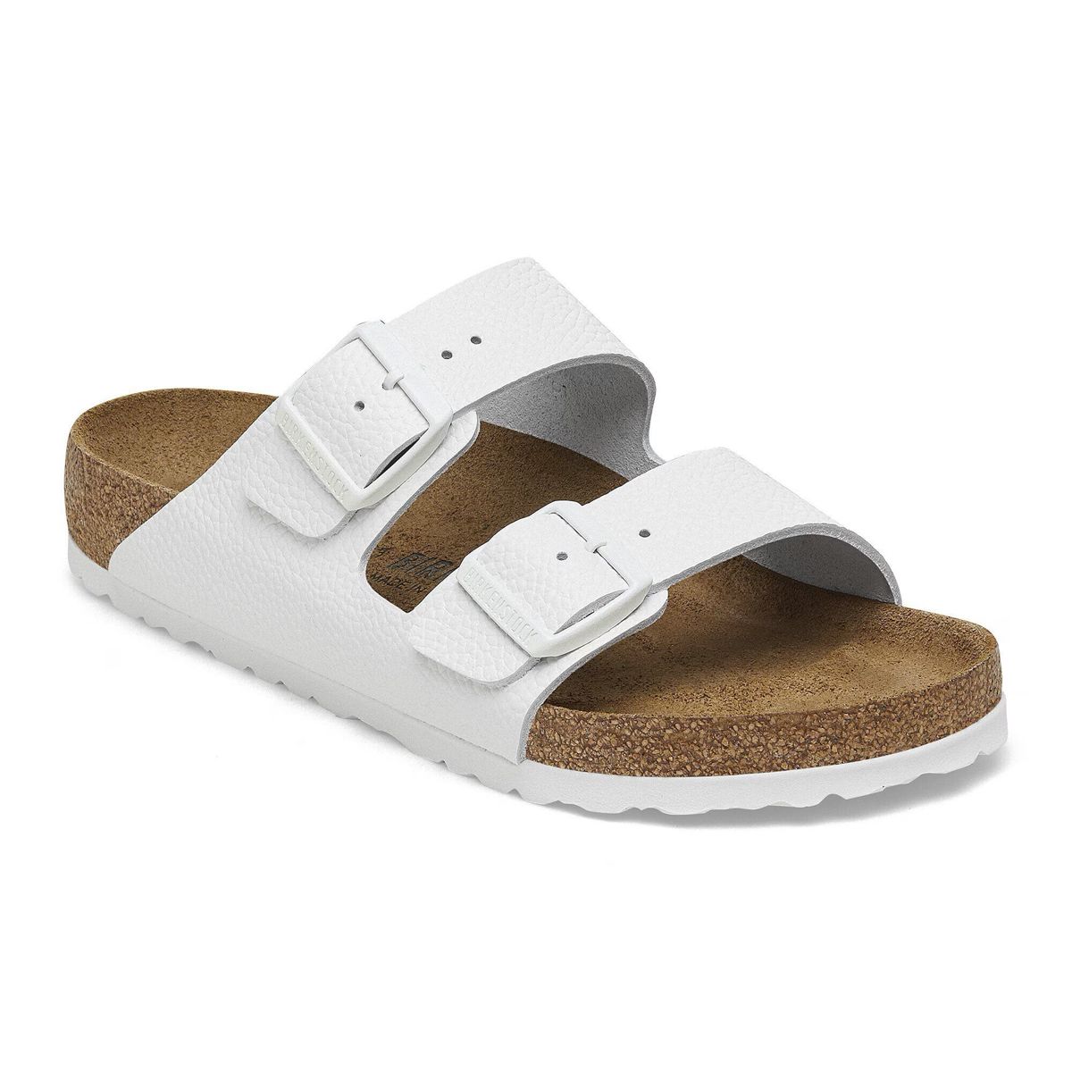 Birkenstock Women's Arizona Natural Leather Narrow White