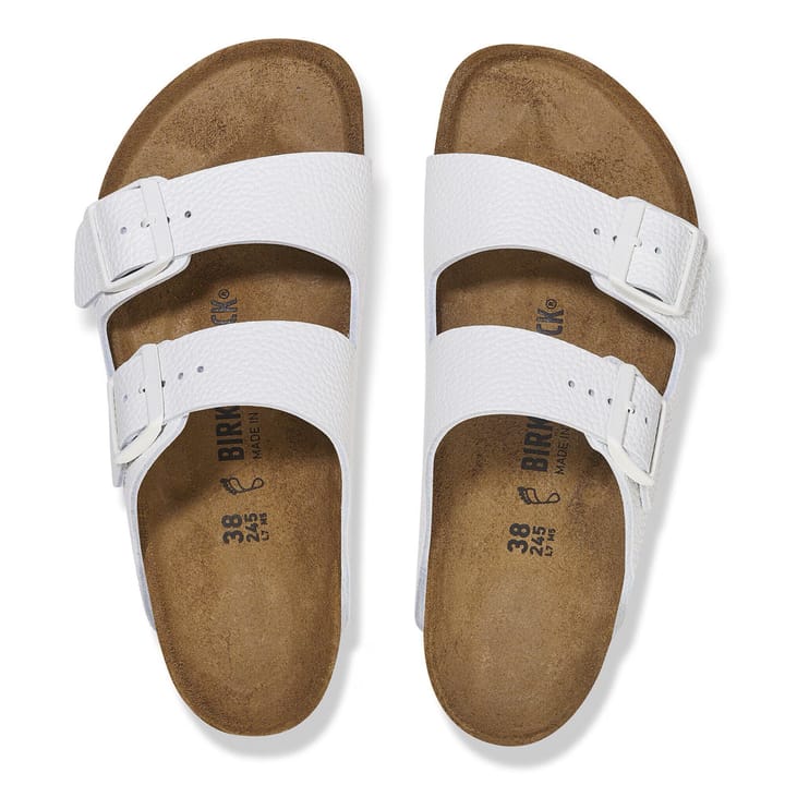 Birkenstock Women's Arizona Natural Leather Narrow White Birkenstock