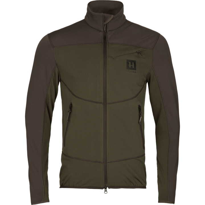 Härkila Men's Olaf Fleece Jacket Willow Green/Shadow Grey Härkila