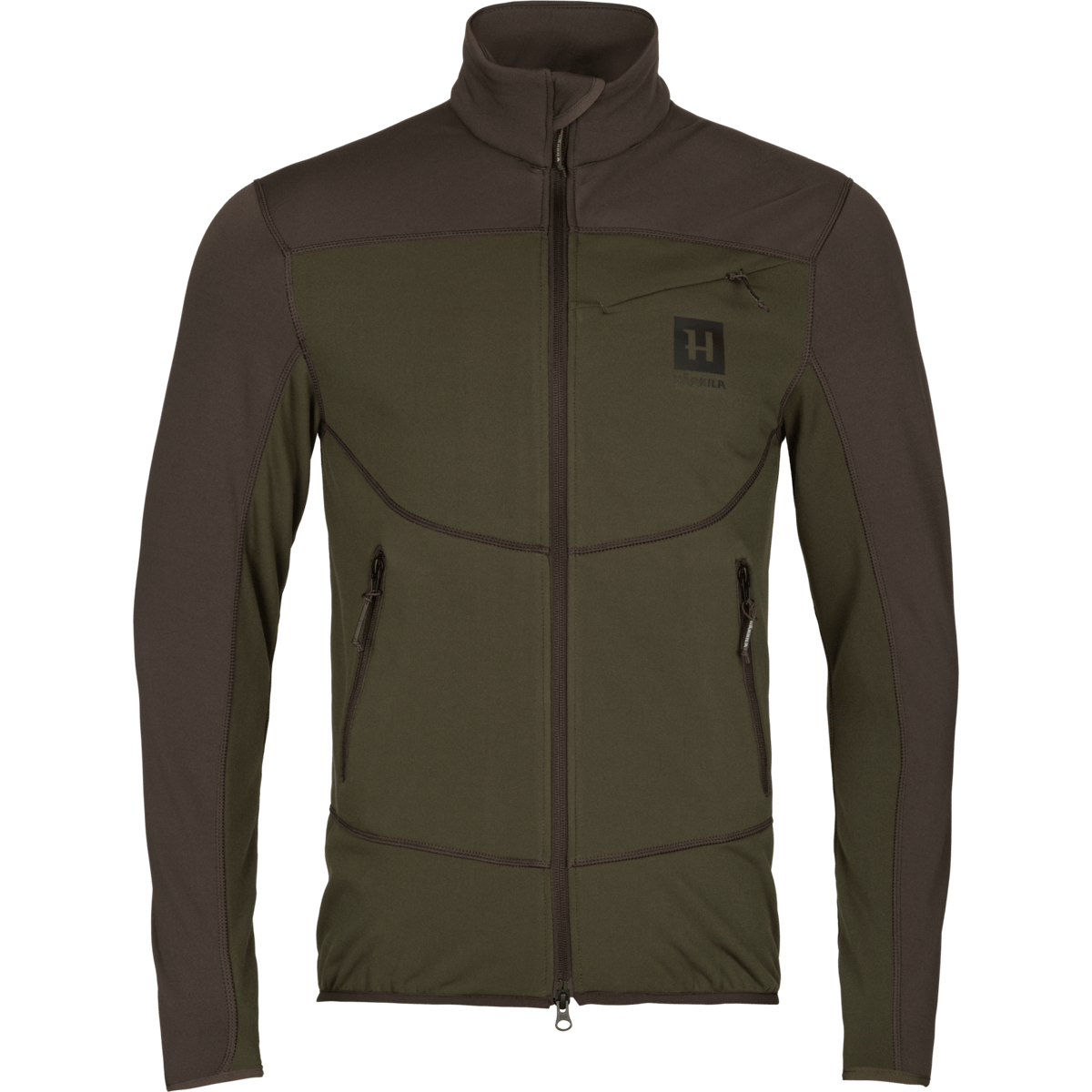Härkila Men's Olaf Fleece Jacket Willow Green/Shadow Grey