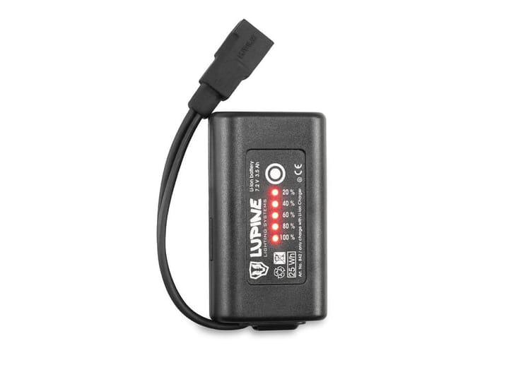 3,5Ah Smartcore Fastclick batteri Black Lupine