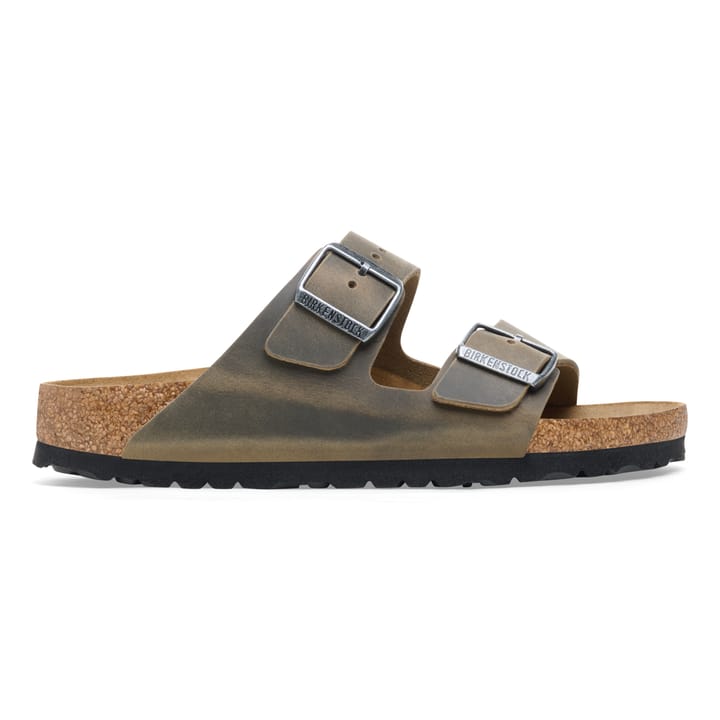Birkenstock Unisex Arizona Oiled Leather Regular Faded Khaki Birkenstock Birkenstock Unisex Arizona Oiled Leather Regular Faded Khaki Birkenstock