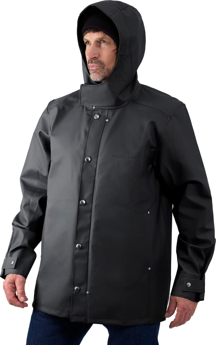 Grundéns Men's 1926 Regnkläder Coat Black Grundéns