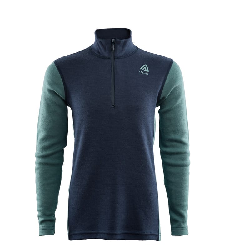 Aclima Warmwool Mockneck Jr Navy Blazer / North Atlantic / Reef Waters Aclima Aclima Warmwool Mockneck Jr Navy Blazer / North Atlantic / Reef Waters Aclima