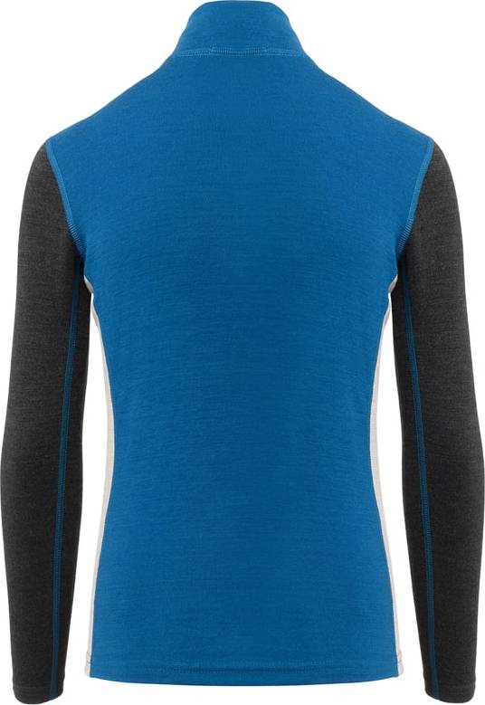 Aclima WarmWool Mock Neck Junior Corsair/Marengo/Beige Melange Aclima