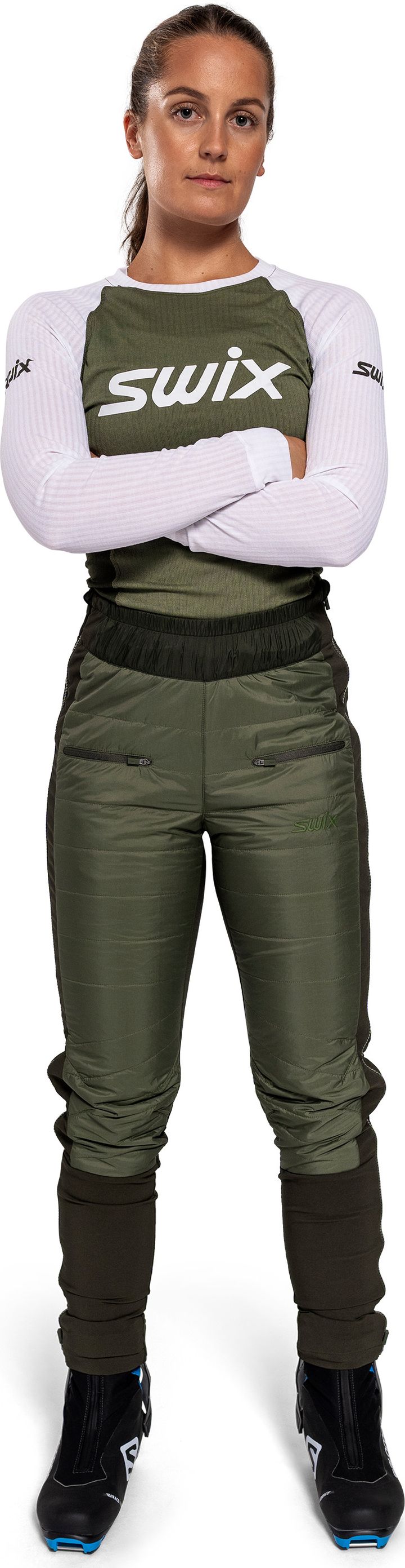 Swix Women's Horizon Pants Olive/Dark Olive Swix Swix Women's Horizon Pants Olive/Dark Olive Swix