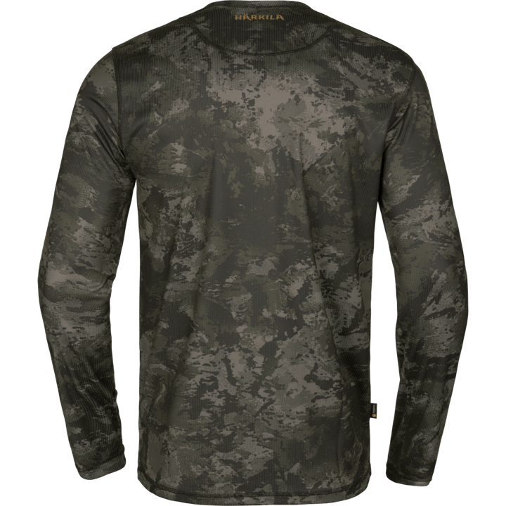 Härkila Men's Noctyx Camo LS T-Shirt Axis Msp Black Härkila