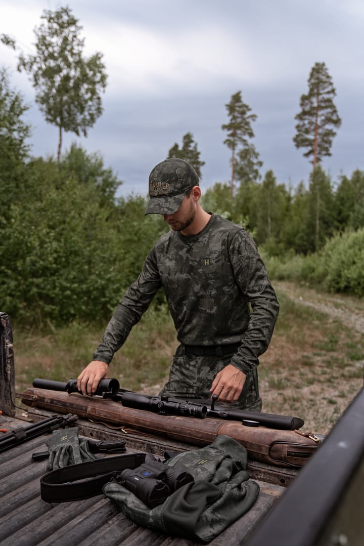 Härkila Men's Noctyx Camo LS T-Shirt Axis Msp Black Härkila