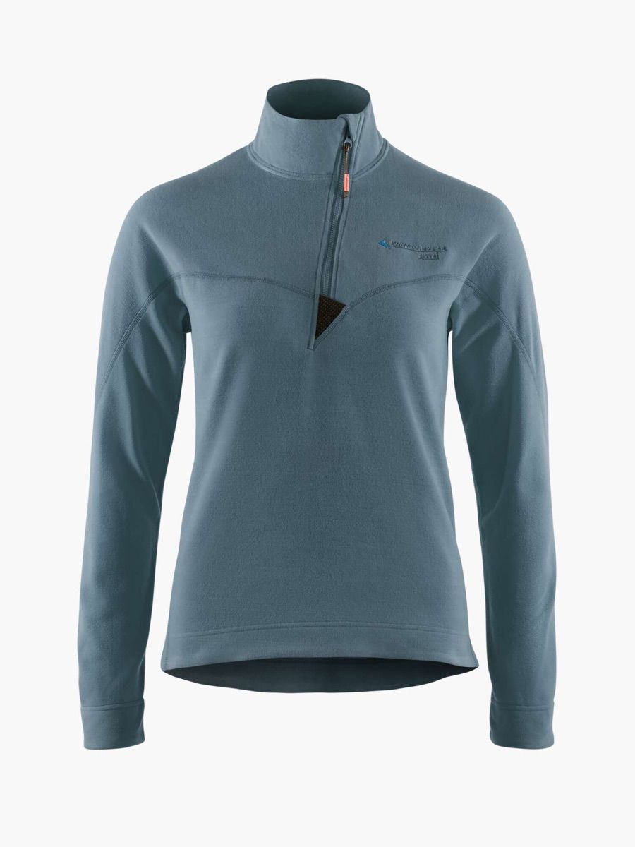 Klättermusen Women's Sigyn Half Zip Sweater Thistle Blue