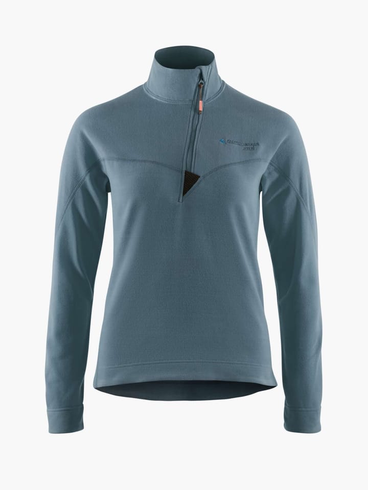 Klättermusen Women's Sigyn Half Zip Sweater Thistle Blue Klättermusen