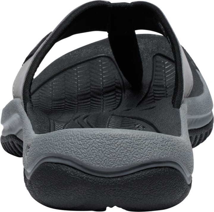 Keen Men's Kona Leather Flip-Flop Steel Grey-Black Keen