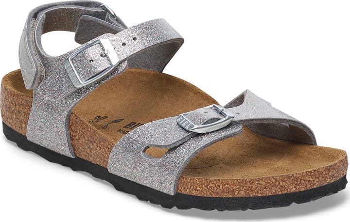 Birkenstock Kids' Rio As Kids BF Sparkling Silver Birkenstock