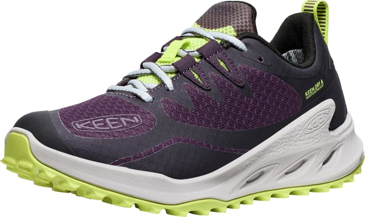 Keen Women's Zionic Waterproof Hiking Shoe Plum Perfect-daiquiri Green Keen