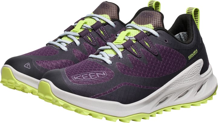 Keen Women's Zionic Waterproof Hiking Shoe Plum Perfect-daiquiri Green Keen
