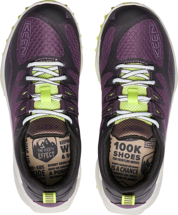 Keen Women's Zionic Waterproof Hiking Shoe Plum Perfect-daiquiri Green Keen