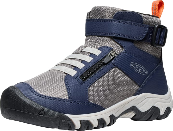 Keen Juniors' Targhee Boundless Hiking Boot Naval Academy-steel Grey Keen