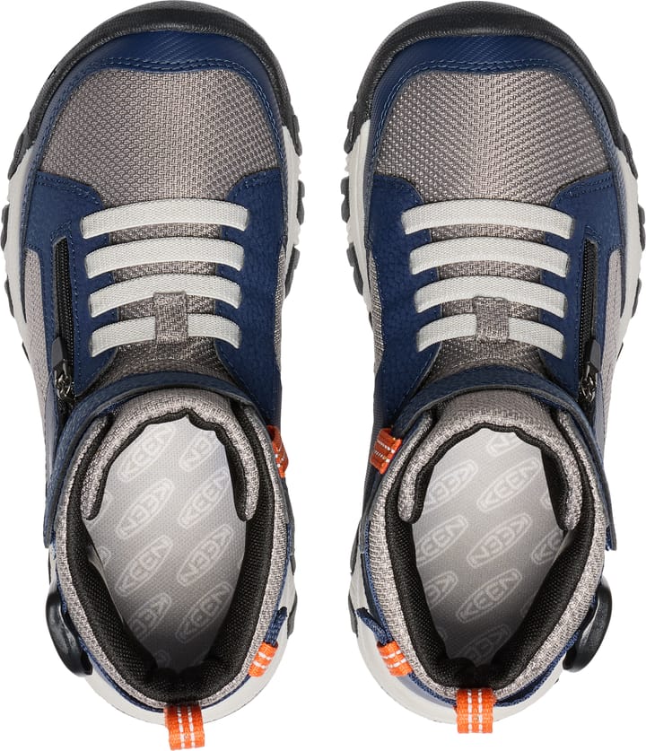 Keen Juniors' Targhee Boundless Hiking Boot Naval Academy-steel Grey Keen