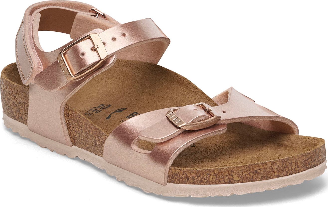 Birkenstock Kids' Rio As Kids BF Electric Metallic Copper