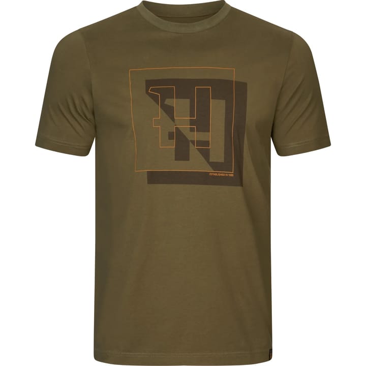 Härkila Härkila H-Logo S/S T-Shirt Dark Olive Härkila