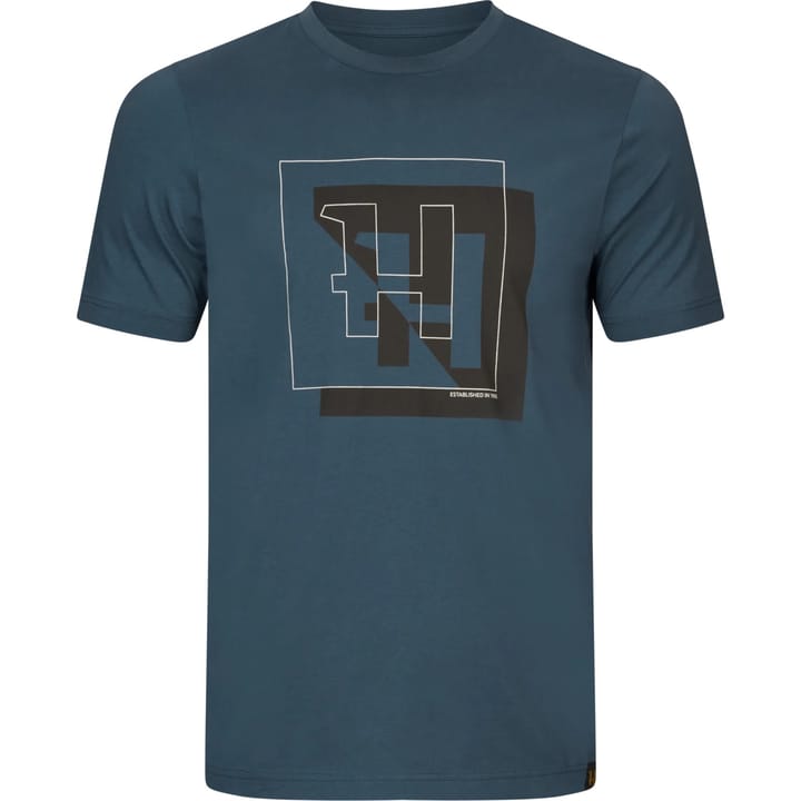 Härkila Härkila H-Logo S/S T-Shirt Sea Blue Härkila