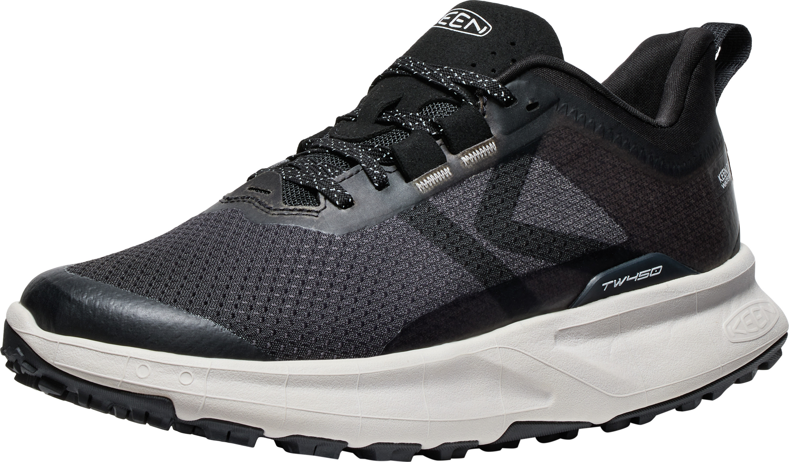 Keen Women's 450 Dirt Waterproof Hiking Shoe Black-magnet