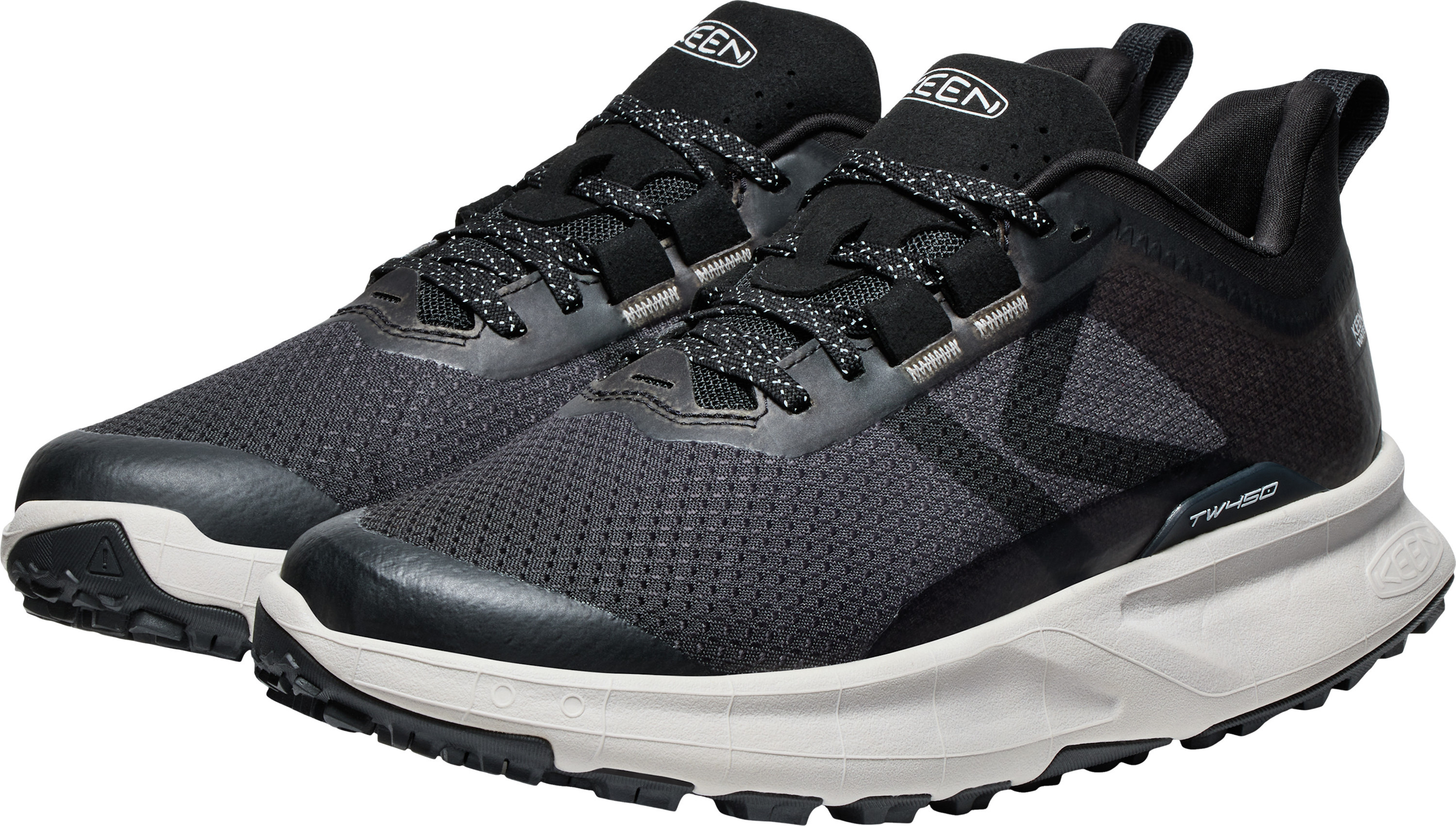 Keen Women's 450 Dirt Waterproof Hiking Shoe Black-magnet