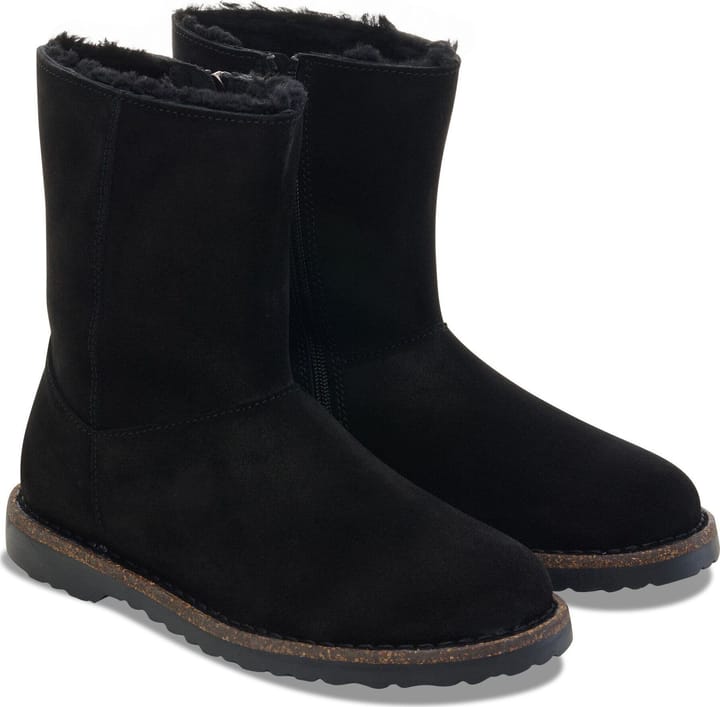 Birkenstock Uppsala Zip Shearling Leve Narrow Black Birkenstock