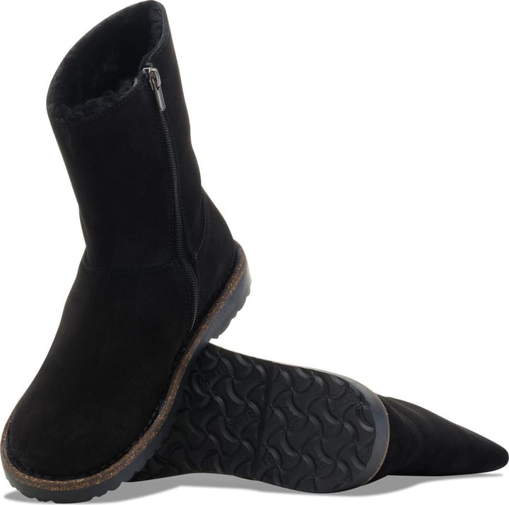 Birkenstock Uppsala Zip Shearling Leve Narrow Black Birkenstock