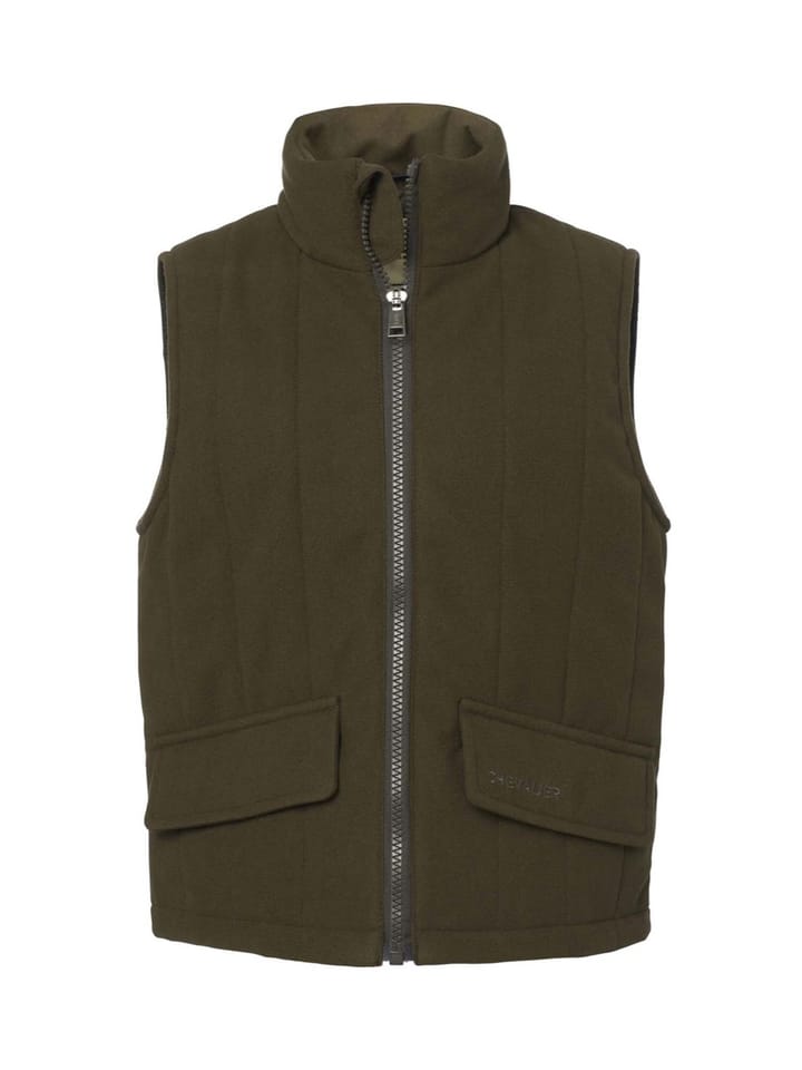 Calf Padded Vest Junior Leather Brown Chevalier