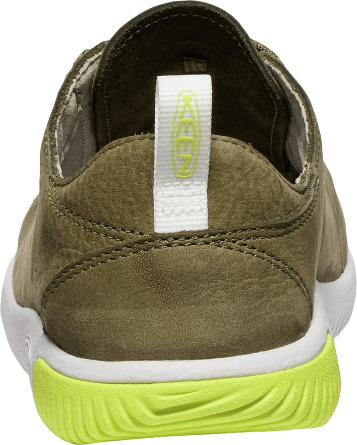 Keen Kid's KNX Leather Sneaker Olive-primrose Keen