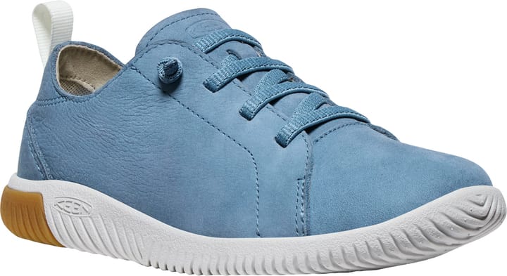 Keen Keen Kid's KNX Leather Sneaker Coronet Blue/Vapor Keen