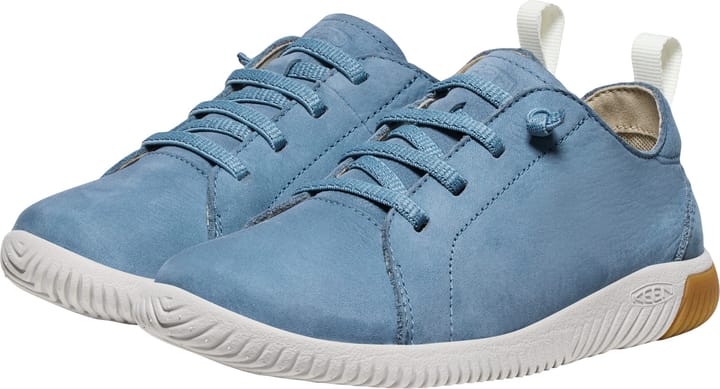 Keen Keen Kid's KNX Leather Sneaker Coronet Blue/Vapor Keen