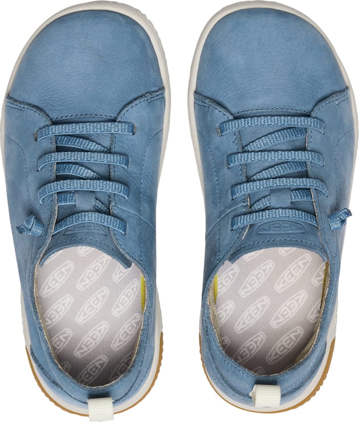 Keen Keen Kid's KNX Leather Sneaker Coronet Blue/Vapor Keen