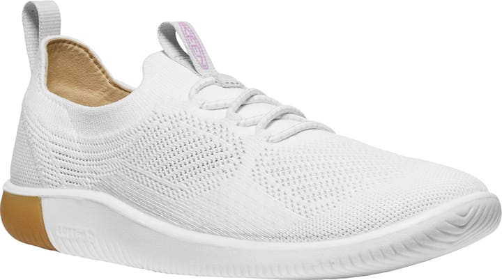 Keen Keen Women's KNX Knit Sneaker  Star White/Moonlite Mauve Keen